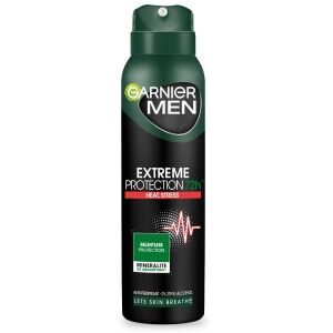 Garnier Men Extreme Protection 72h Férfi Testpermet - Kíméletes és Hatékony 3 Napos Védelem, 150ml
