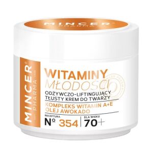 Mincer Pharma Vitaminele Tinereții 70+ Cremă de Față Nutritivă și Lifting Nr. 354 - Frumusețe și sănătate