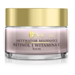 AVA Fiatalító Aktivátor Arckrém Retinollal és C-Vitaminnal, 50 ml