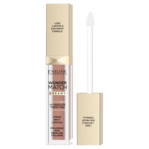Eveline Cosmetics Wonder Match Folyékony Matt Rúzs 11 Milky Nude, 6.8 ml