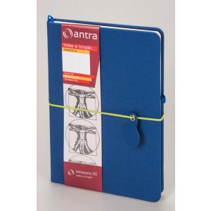 Renesans A5 Notatnik w kratkę, Granatowy - Artykuły biurowe