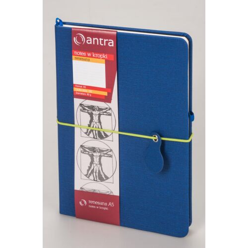 Notes A5 Kratka Renesans Granatowy ANTRA