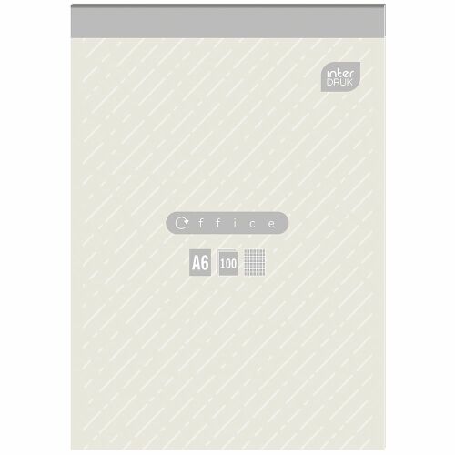 Notatnik Interdruk A6 w kratkę - 100 stron