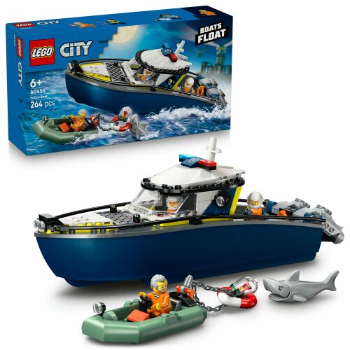 LEGO® City Üldözés rendőrségi csónakkal 60456 144435048 - LEGO City