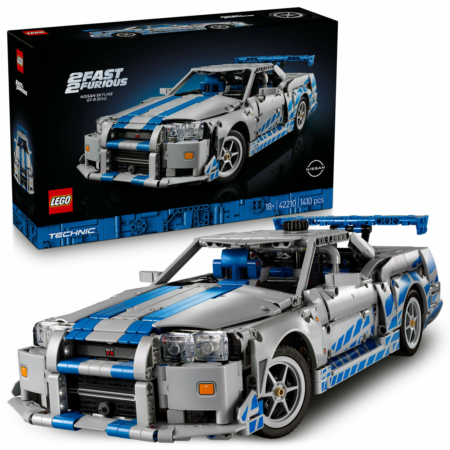 E-shop LEGO® Technic 2 Fast 2 Furious Auto Nissan Skyline GT-R (R34) 42210