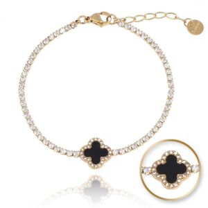 Armband, Chirurgenstahl, vergoldet, Ecarla, BST1512CZ 130784376 - Schmuck für Damen