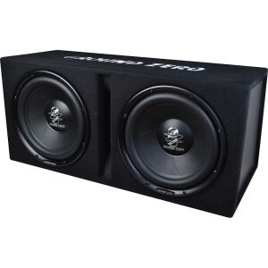 Subwoofer auto activ dublu Ground Zero GZIB 2.30BR-ACT, 2x300mm, 1000W max - Subwoofere