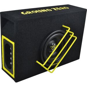 Subwoofer auto Ground Zero GZRB 16SPL de 6.5 inch în incintă ventilată - Subwoofere