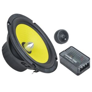 Ground Zero GZTC 165.2X sistem de difuzoare auto cu 2 căi, cu woofer, tweeter și crossover - Boxe auto