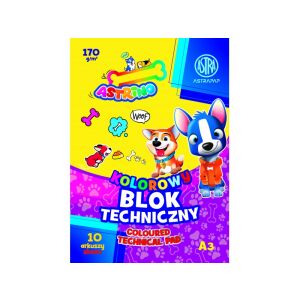 ASTRINO színes papírok A3, 10 lap, 170g/m2, motívumkeverék, 106021015 130784918 - Astrino