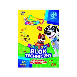 ASTRINO színes papírok A4, 10 lap, 170g/m2, motívumkeverék, 106021014 130784919 - Astrino