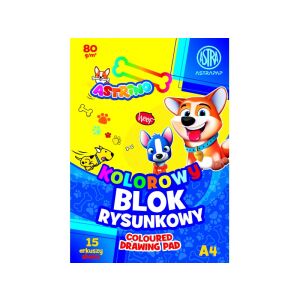 ASTRINO színes papírok A4, 15 lap, 80g/m2, motívumkeverék, 106021012 130784922 - Astrino