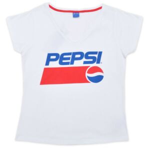 Pepsi White női rövid póló, felső M