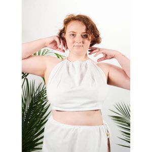 Szauna melltartó XXL 100% természetes pamut Yeye 130786314 - Szauna kiegészítő