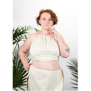 Szauna melltartó XXL 100% természetes pamut Yeye 130786318 - Szauna kiegészítő