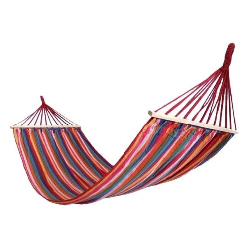 Hamak do ogrodu lub na balkon, maks. 130 kg, 200x150 cm, wielokolorowy 130787648