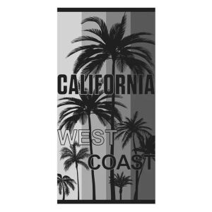 Ręcznik plażowy California West Coast z motywem palm - Projektowanie wnętrz