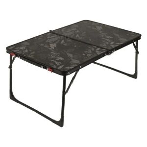 Összecsukható asztal, Alumínium, 64x42x30cm, Fekete