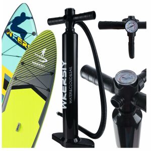 Pompka WKERSY SUP z deską paddle board, dwustronnego działania, 15 PSI - Sersimo