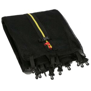 Biztonsági és védőháló trambulinhoz, 305 cm, 180 cm magas, 6 külső oszloppal