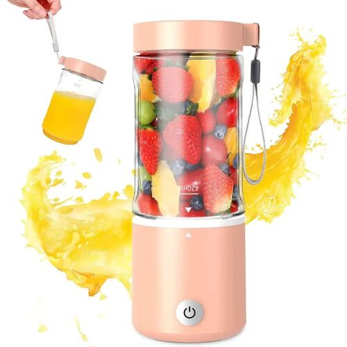 Przenośny blender Arvada Easy Mix SJ1007 z owocami i rozpryskiem soku