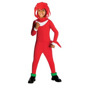 Knuckles jelmez gyerekeknek, Sonic a sündisznó karakter, 8-10 éves méret - Sonic