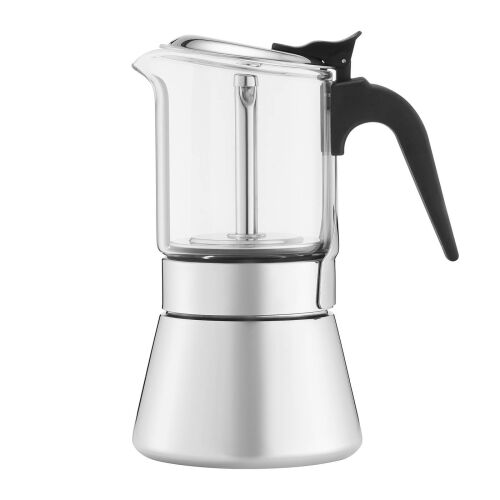 Ambition Evie 240 ml kotyogós kávéfőző, rozsdamentes acél és üveg - Kotyogós kávéfőző