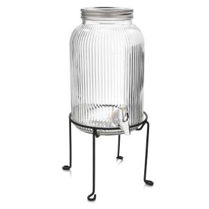 Üres Ambition Curly üveg italadagoló fém állvánnyal - Ambition