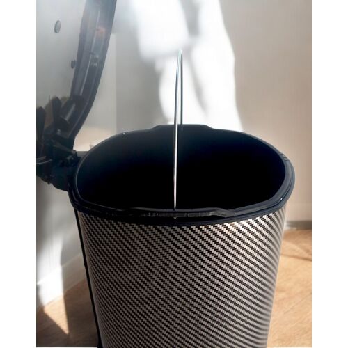 Pedálos szemetes 11 L ezüst