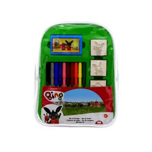 Bing - Bélyegző Nyomda Játékszett Hátizsákban - 3 bélyegző, 10 filctoll 130795900 - Nyomda