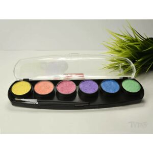 Színvarázs Gyöngyház Arcfesték Szett - 6 x 10g, 6 szín 130797061 - Arcfesték