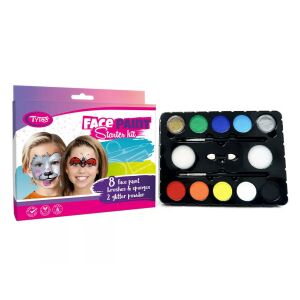 TyToo Arcfesték Kezdő Szett gyerekeknek - 8 szín, csillámporral 130797075 - Arcfesték