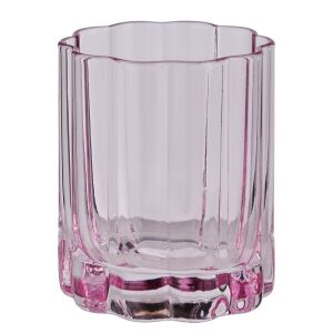 FIORI Rózsaszín Üveg Vizespohár - 240 ml 130809043 - Pohár