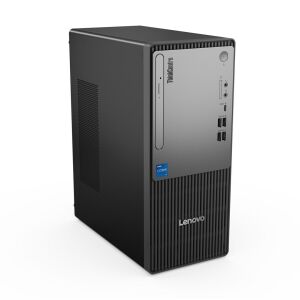 Lenovo ThinkCentre neo 50t Gen 5 Tower PC, schräge Ansicht - Desktop-Computer