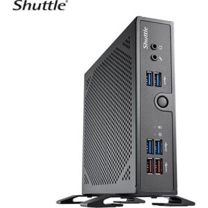 Shuttle DS50U3 PC/munkaállomás alapgép 1,3 liter méretű számítógép Fekete i3-1315U 130810673 - Shuttle