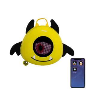 Leziter Pixy sárga LED okos hátizsák szörny design okostelefon alkalmazással - Óvodai kellék