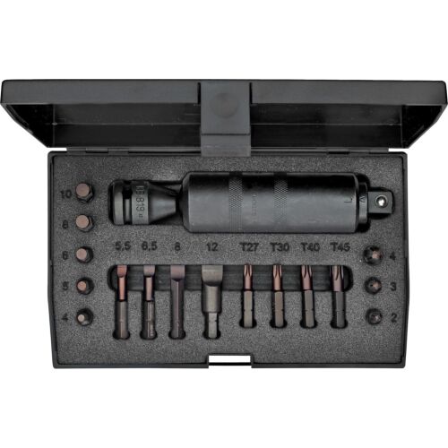 Gedore csavarkiszedő készlet, 1/2" (18 db / csomag)
