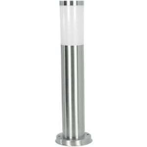 Avide kültéri álló lámpa Boca 1xE27 450mm IP44 Szatén Nikkel 130888867 - Zewnętrzna lampa podłogowa