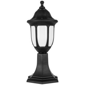 Avide Kültéri Álló Lámpa Mateo-S 430mm 1xE27 Fekete IP44 130888889 - Zewnętrzna lampa podłogowa