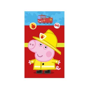 Peppa Pig tűzoltó törölköző 30x50cm - Carbotex