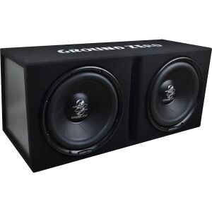 Incintă subwoofer auto dublă Ground Zero GZIB 2.30BR, 2x30cm, 1000W max - Subwoofere