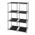 Üres 8 polcos fém tároló állvány
