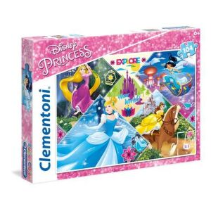 Puzzle Clementoni - Disney Princess, 104 piese (62388) 130916164 - Puzzle 3D & Puzzle cu burete