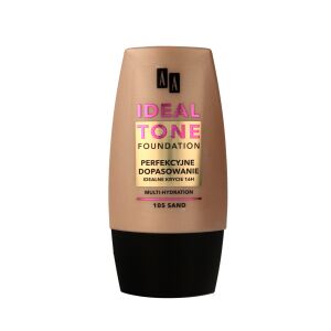 AA Make Up Ideal Tone Podkład "Perfekcyjne Dopasowanie" nr 105 Sand 30ml 130918200 - Podkład