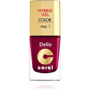 Félpermanens körömlakk, Delia, 11 ml, Burgundy vörös