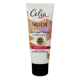 Celia Art Nude 03 Beżowy Matujący Podkład 30ml - Podkład
