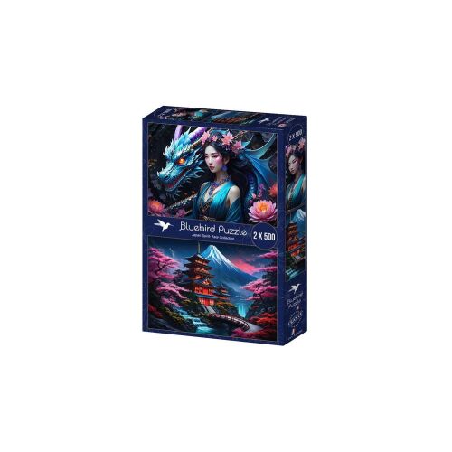 Bluebird 2 x 500 db-os puzzle - Japan Spirit - Asia Collection (90950) 130919546