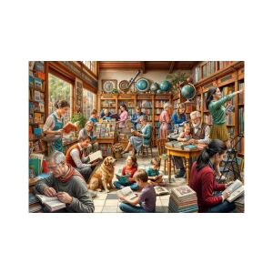 Bluebird  91001 - Bookstore - 2000 db-os puzzle 130919583 - Puzzle