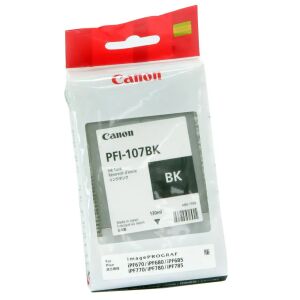 Canon Tintenpatrone PFI-107BK Schwarz (6705B001) 130919603 - Drucker & Scanner