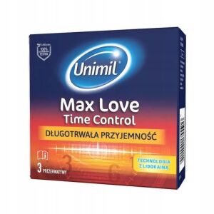 Prezervative Max Love Time Control, Unimil, Latex 130919762 - Prezervative